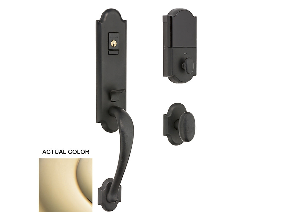 Baldwin Evolved Boulder 3/4 Handleset Lifetime Polished Brass 003