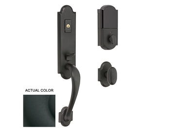 Baldwin Evolved Boulder 3/4 Handleset Satin Black 190