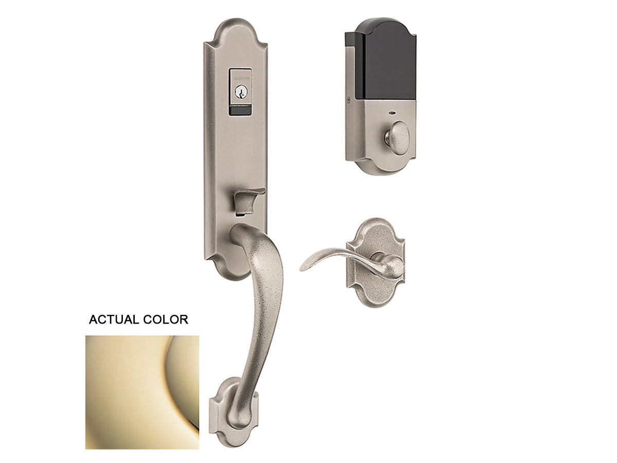 Baldwin Evolved Boulder 3/4 Handleset Lifetime Polished Brass 003