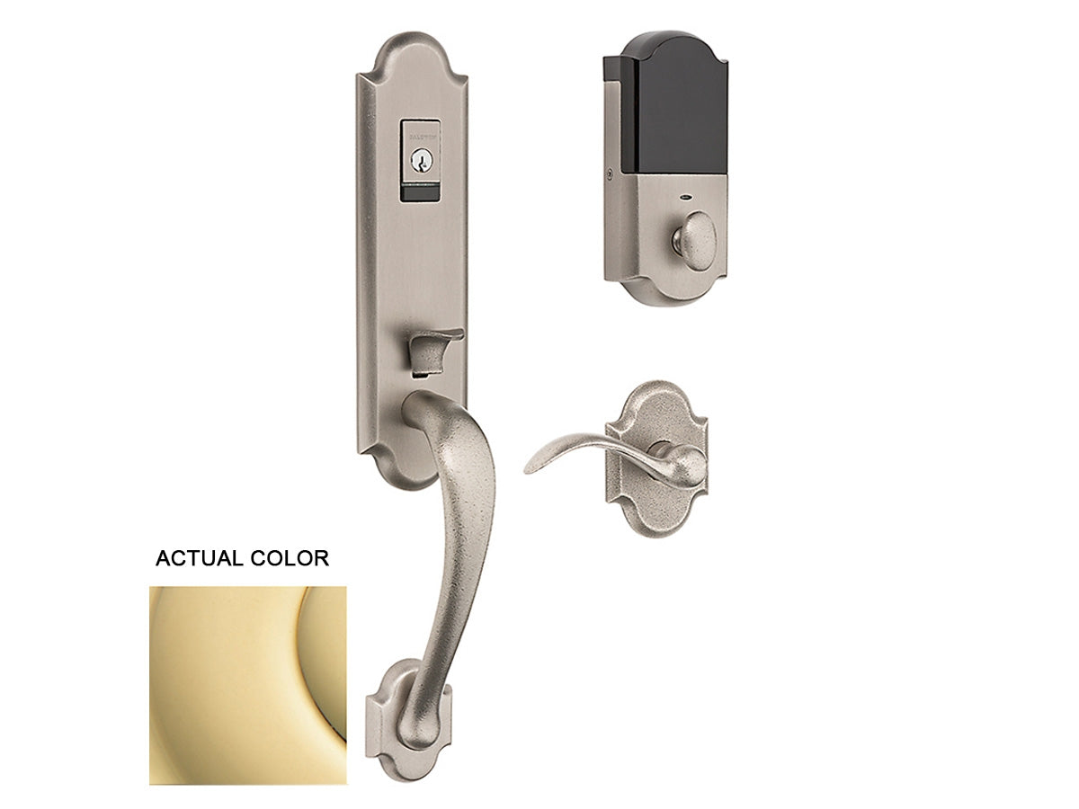 Baldwin Evolved Boulder 3/4 Handleset Non-Lacquered Brass 031