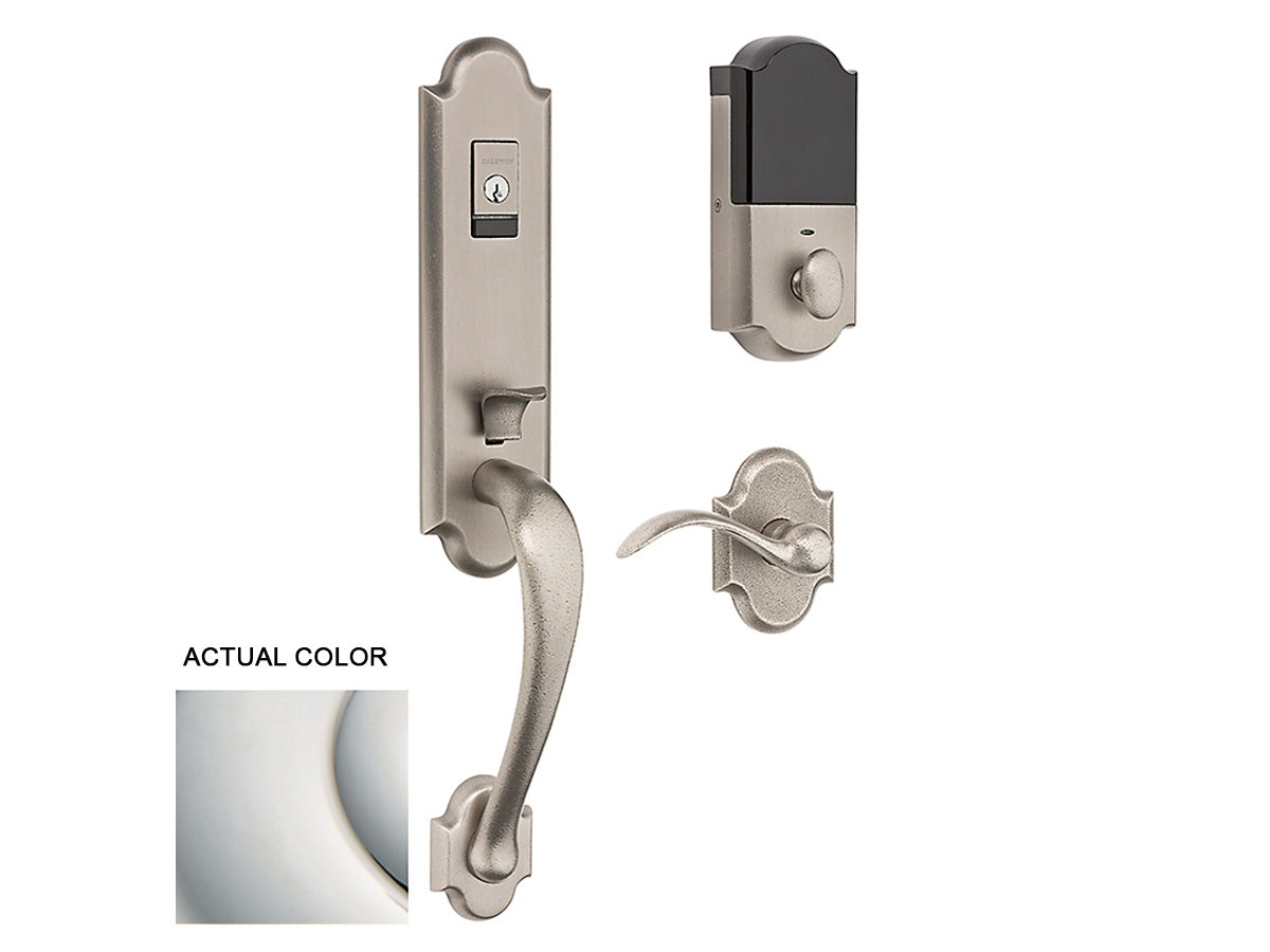 Baldwin Evolved Boulder 3/4 Handleset Polished Nickel with Lifetime Finish 055