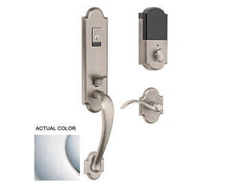Baldwin Evolved Boulder 3/4 Handleset Polished Chrome 260