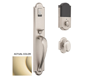 Baldwin Evolved Boulder Full Handleset Lifetime Polished Brass 003