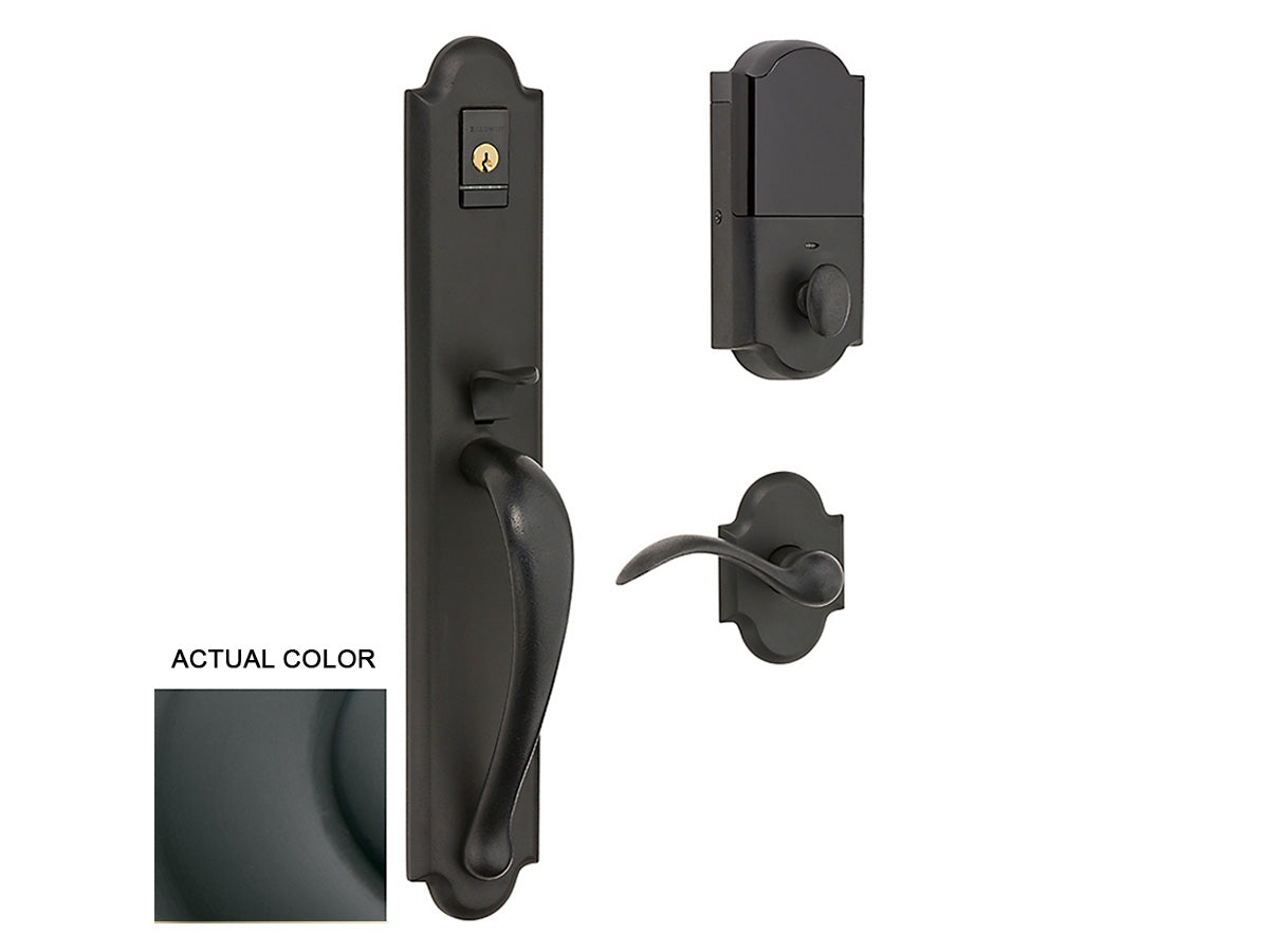 Baldwin Evolved Boulder Full Handleset Oil-Rubbed Bronze 102