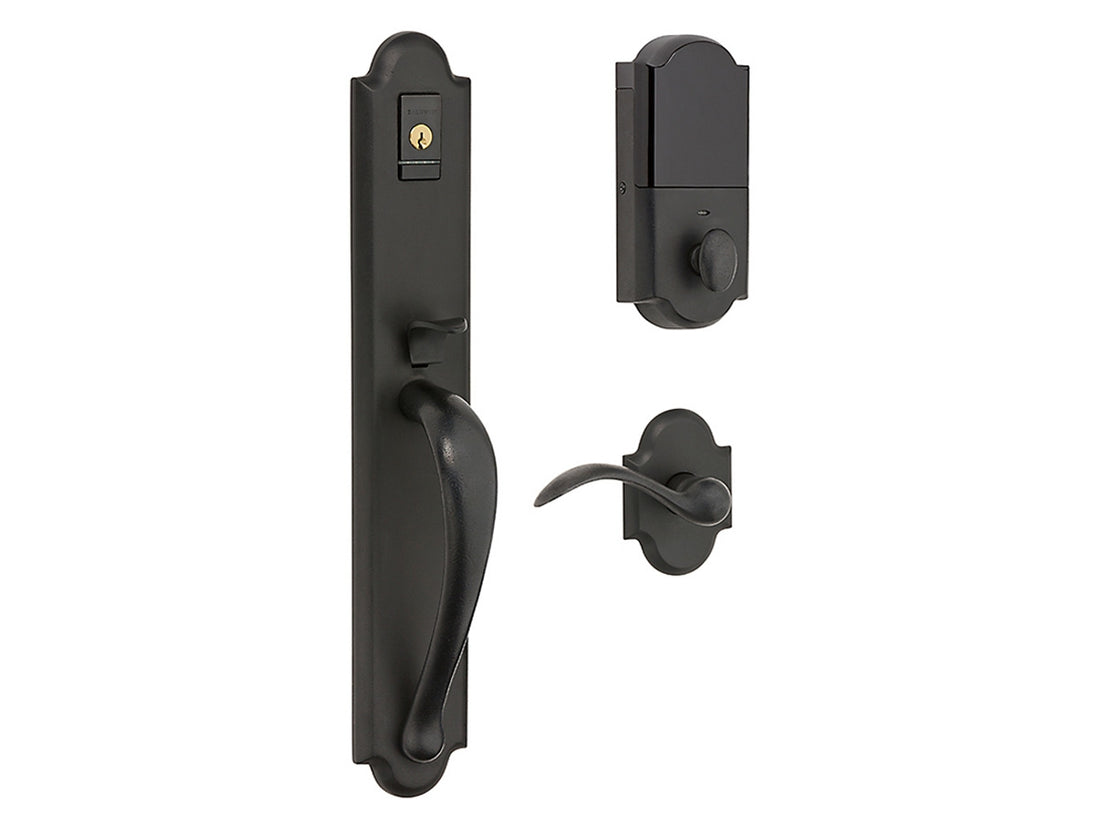 Baldwin Evolved Boulder Full Handleset Satin Black 190