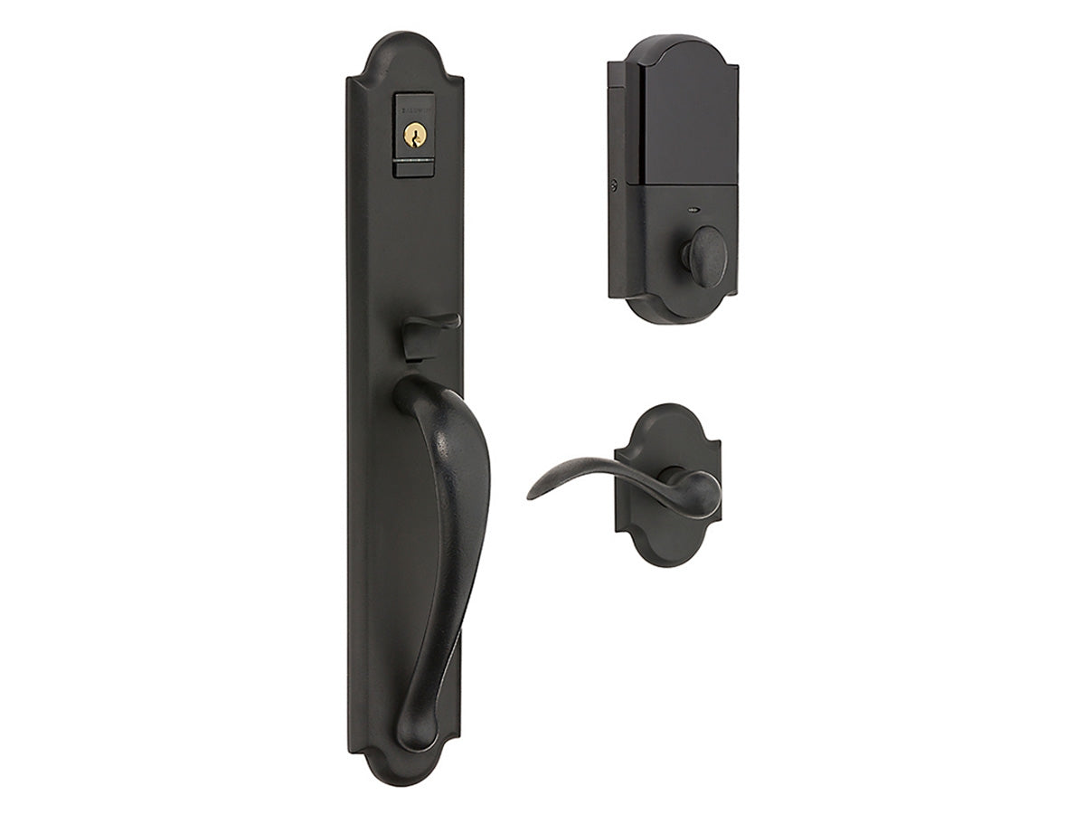 Baldwin Evolved Boulder Full Handleset Satin Black 190