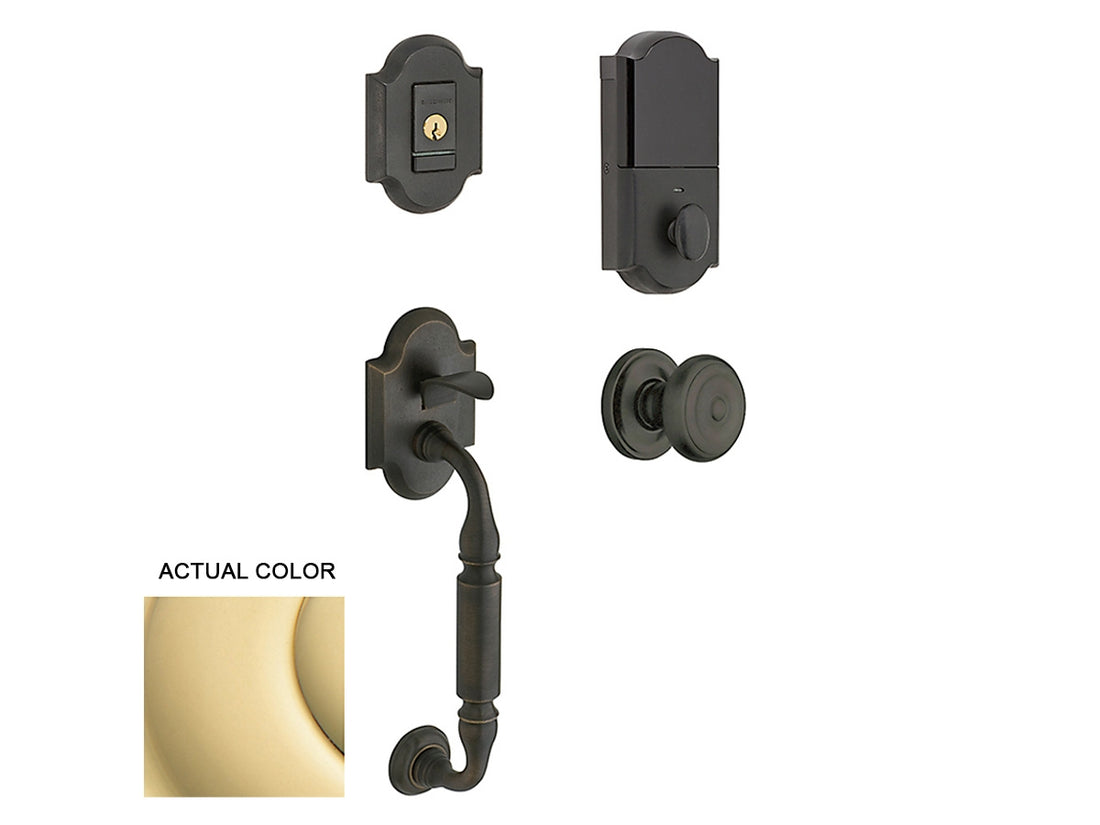 Baldwin Evolved Canterbury Sectional Handleset Non-Lacquered Brass 031