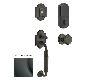 Baldwin Evolved Canterbury Sectional Handleset Oil-Rubbed Bronze 102