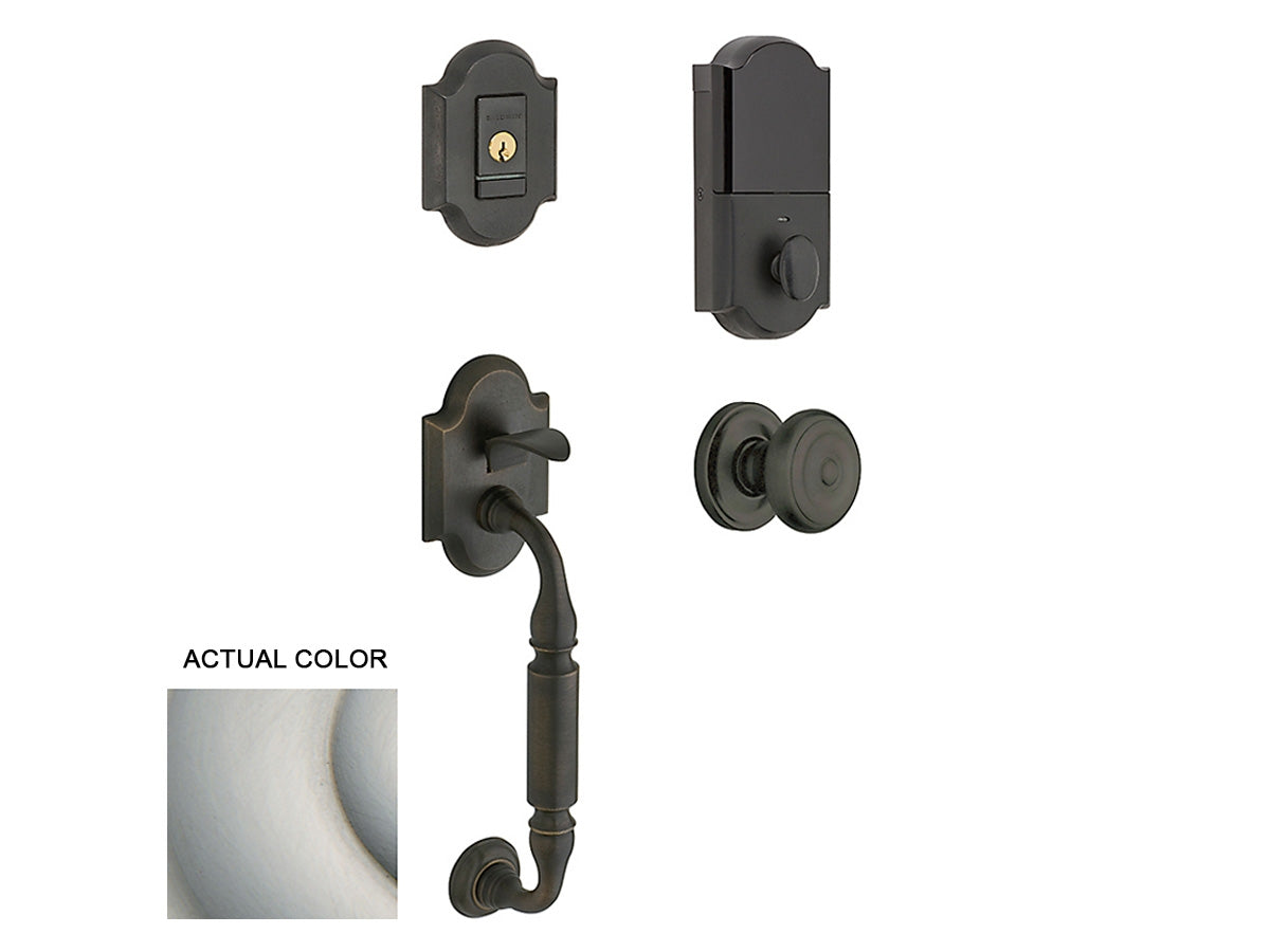 Baldwin Evolved Canterbury Sectional Handleset Satin Nickel 150