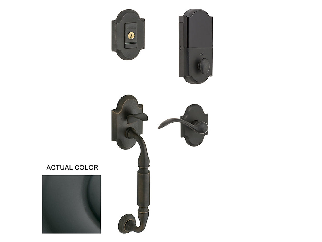 Baldwin Evolved Canterbury Sectional Handleset Oil-Rubbed Bronze 102
