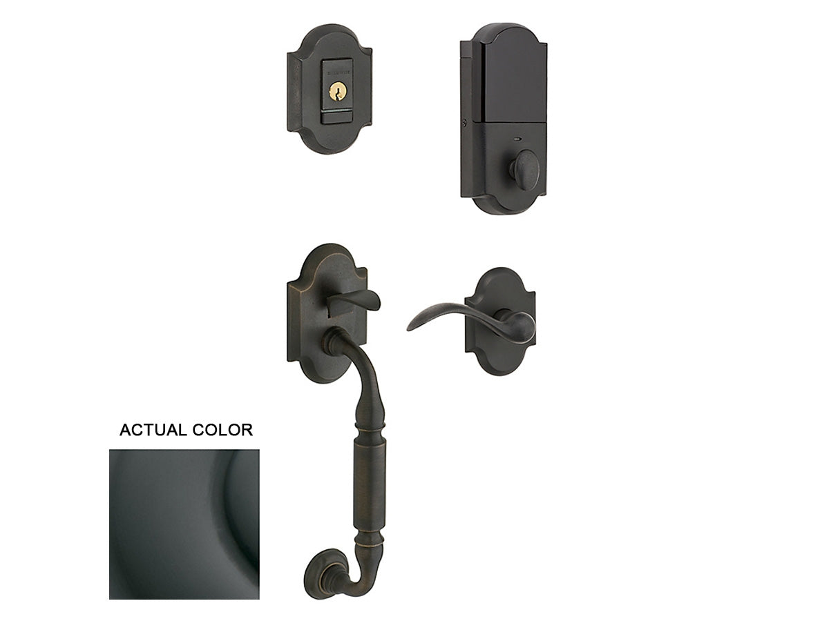 Baldwin Evolved Canterbury Sectional Handleset Oil-Rubbed Bronze 102