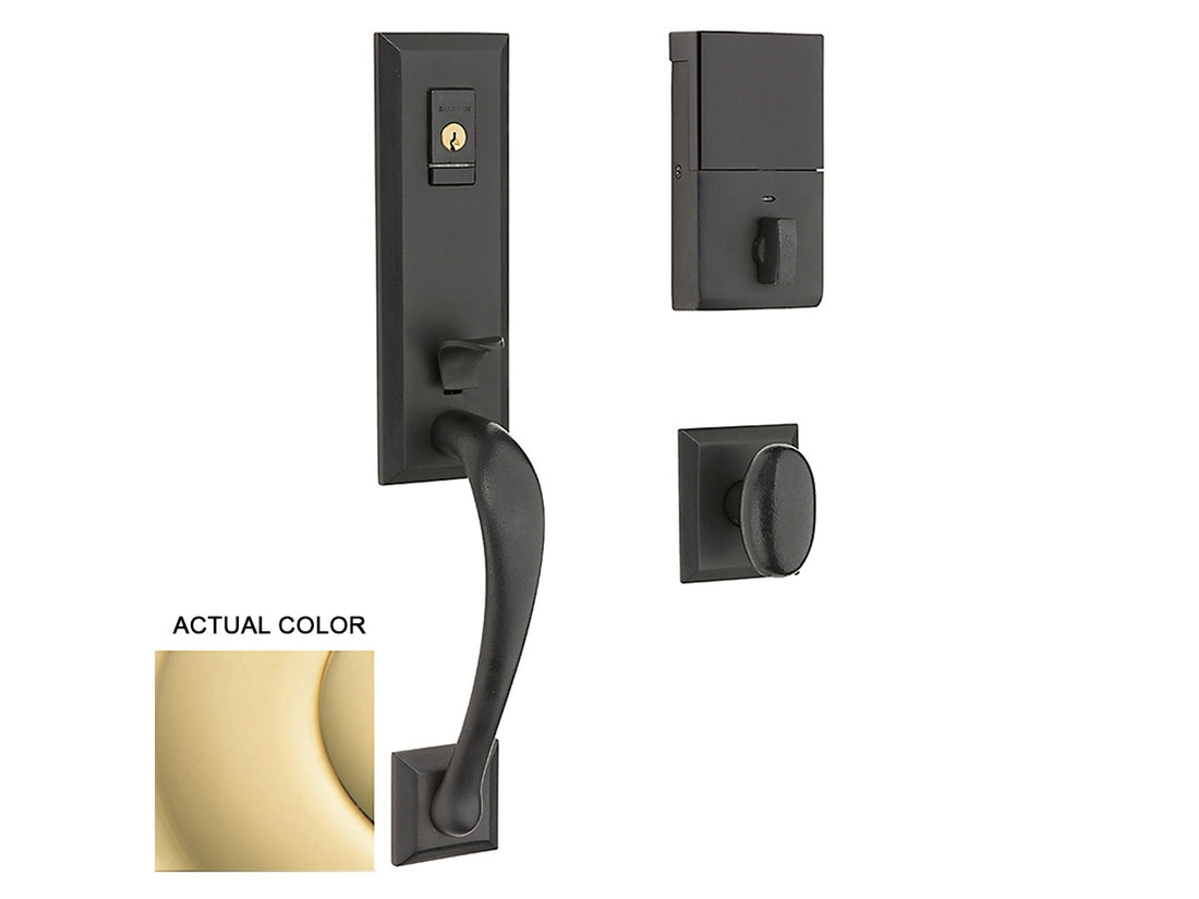 Baldwin Evolved Cody 3/4 Handleset Non-Lacquered Brass 031