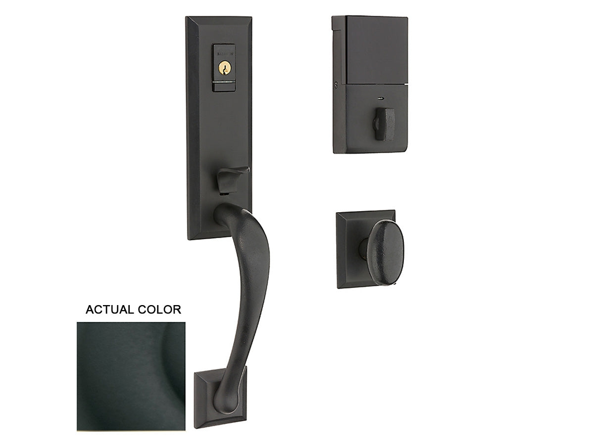 Baldwin Evolved Cody 3/4 Handleset Satin Black 190