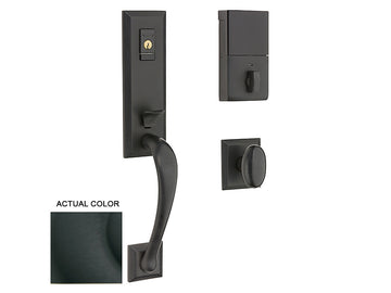 Baldwin Evolved Cody 3/4 Handleset Satin Black 190