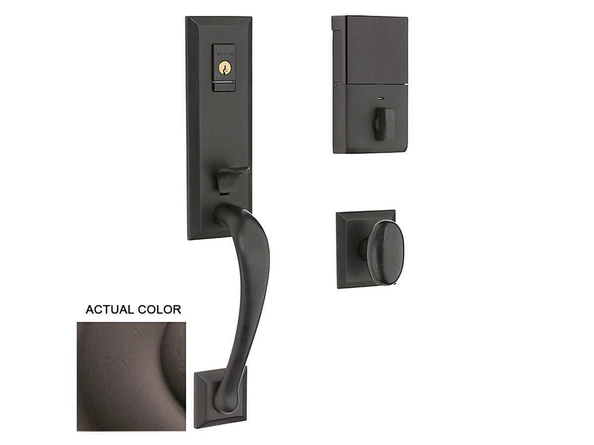 Baldwin Evolved Cody 3/4 Handleset Distressed Venetian Bronze 412