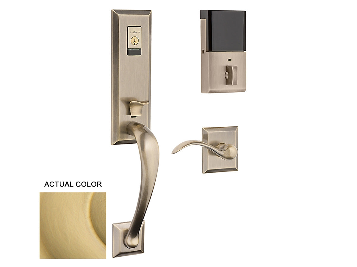 Baldwin Evolved Cody 3/4 Handleset Satin Brass 040