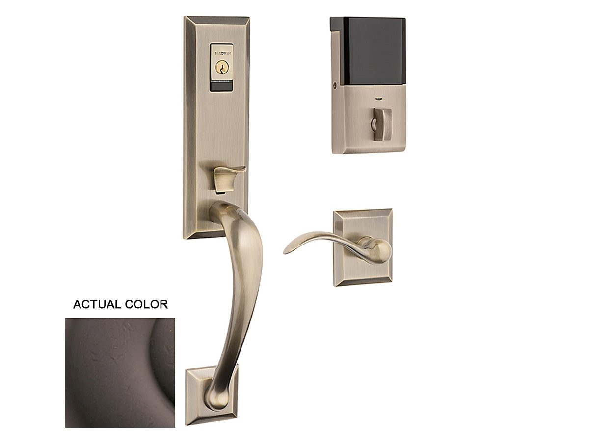 Baldwin Evolved Cody 3/4 Handleset Distressed Venetian Bronze 412