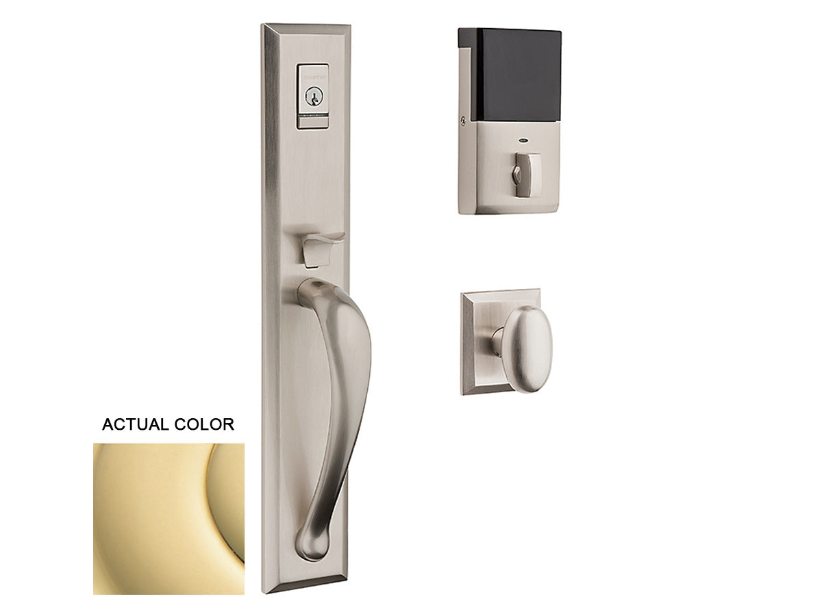 Baldwin Evolved Cody Full Handleset Non-Lacquered Brass 031