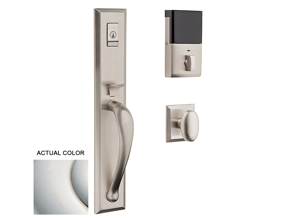 Baldwin Evolved Cody Full Handleset Polished Nickel with Lifetime Finish 055