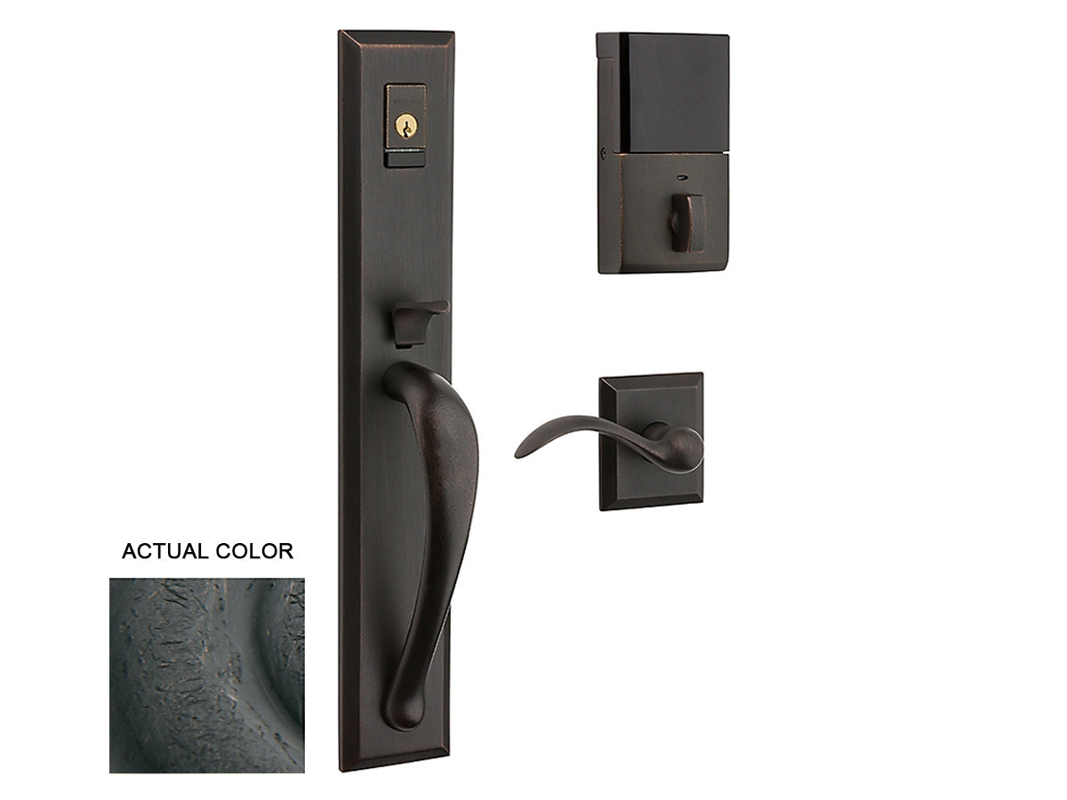 Baldwin Evolved Cody Full Handleset Distressed Oil-Rubbed Bronze 402