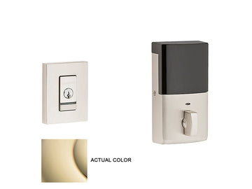 Baldwin Evolved Contemporary Deadbolt Lifetime Polished Brass 003