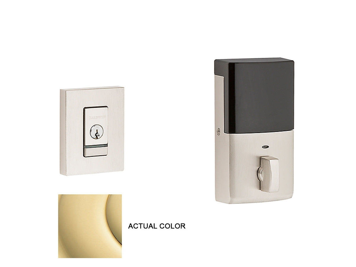 Baldwin Evolved Contemporary Deadbolt Non-Lacquered Brass 031
