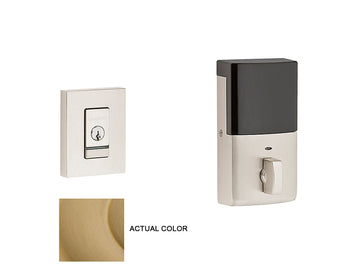 Baldwin Evolved Contemporary Deadbolt Vintage Brass 033