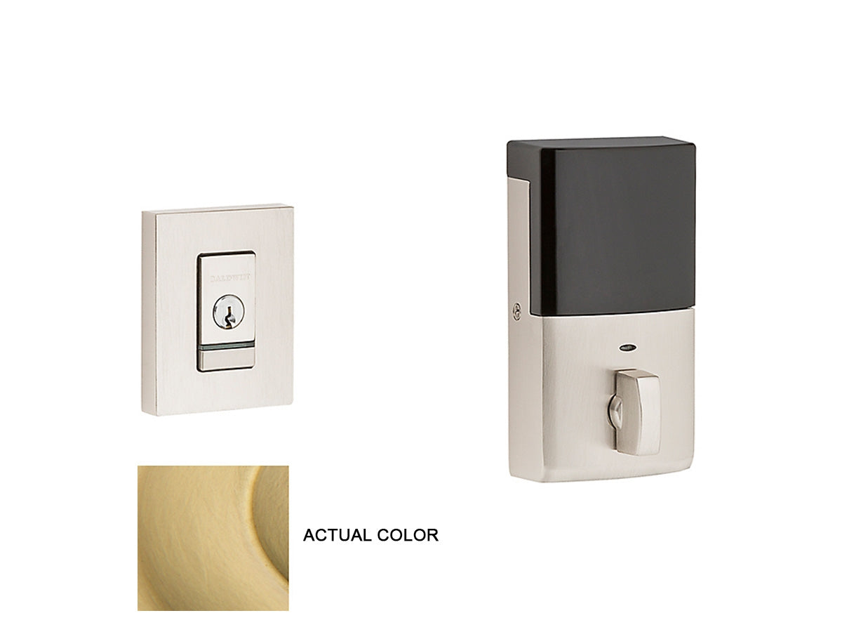 Baldwin Evolved Contemporary Deadbolt Satin Brass 040