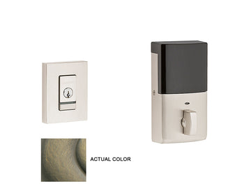 Baldwin Evolved Contemporary Deadbolt Satin Brass and Black 050