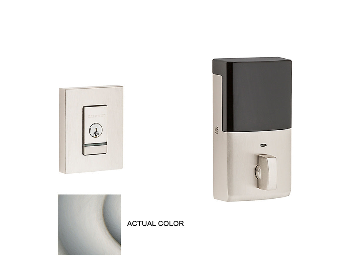 Baldwin Evolved Contemporary Deadbolt Satin Nickel with Lifetime Finish 056