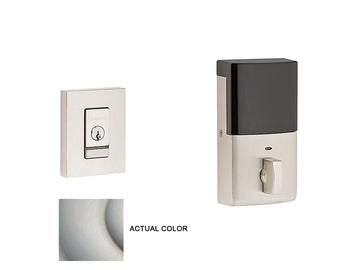 Baldwin Evolved Contemporary Deadbolt Satin Nickel with Lifetime Finish 056
