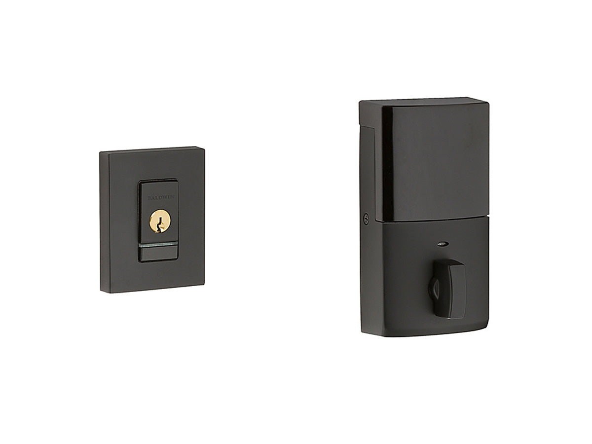 Baldwin Evolved Contemporary Deadbolt Satin Black 190