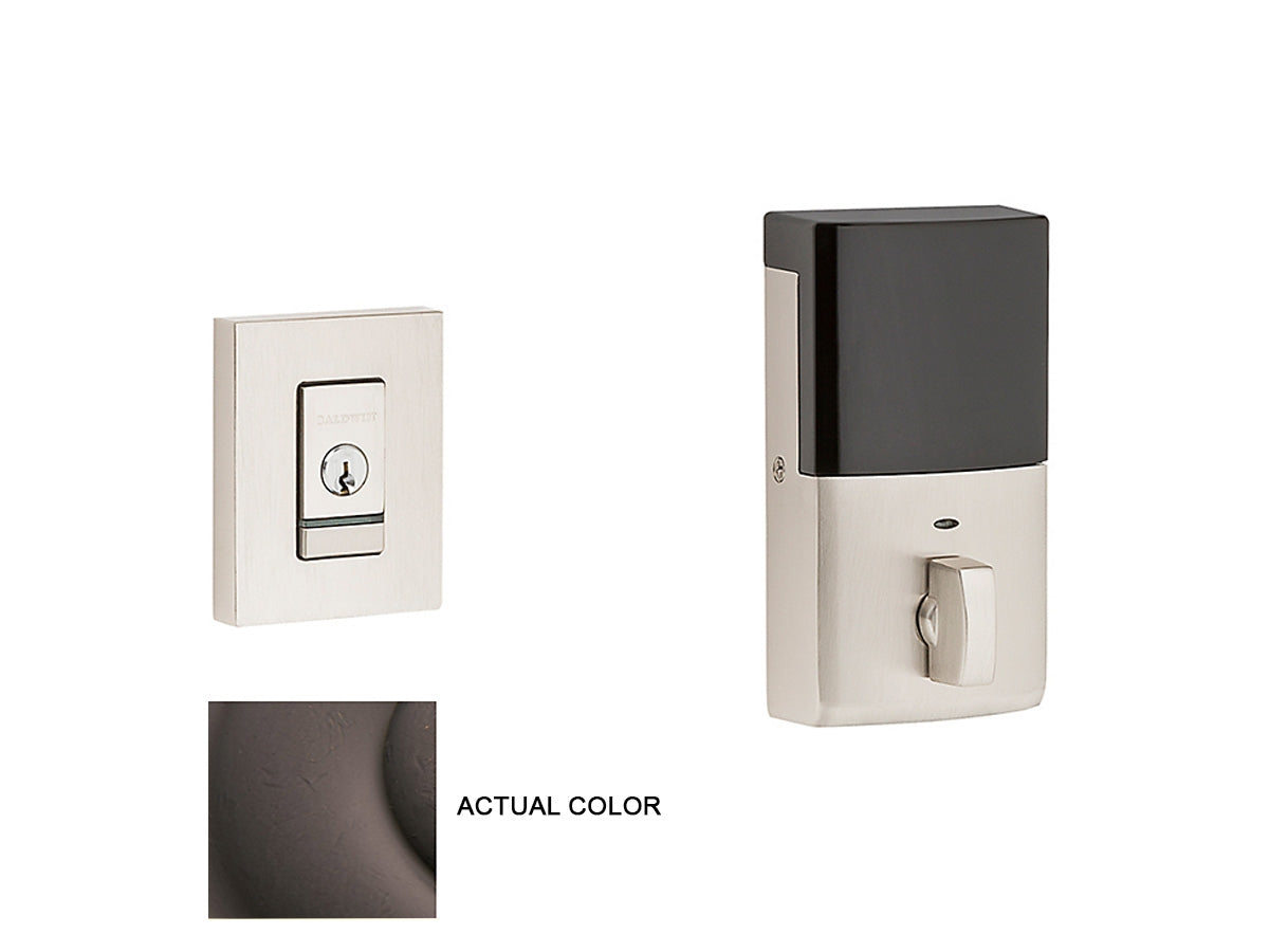 Baldwin Evolved Contemporary Deadbolt Distressed Venetian Bronze 412