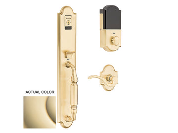 Baldwin Evolved Devonshire Handleset Lifetime Polished Brass 003