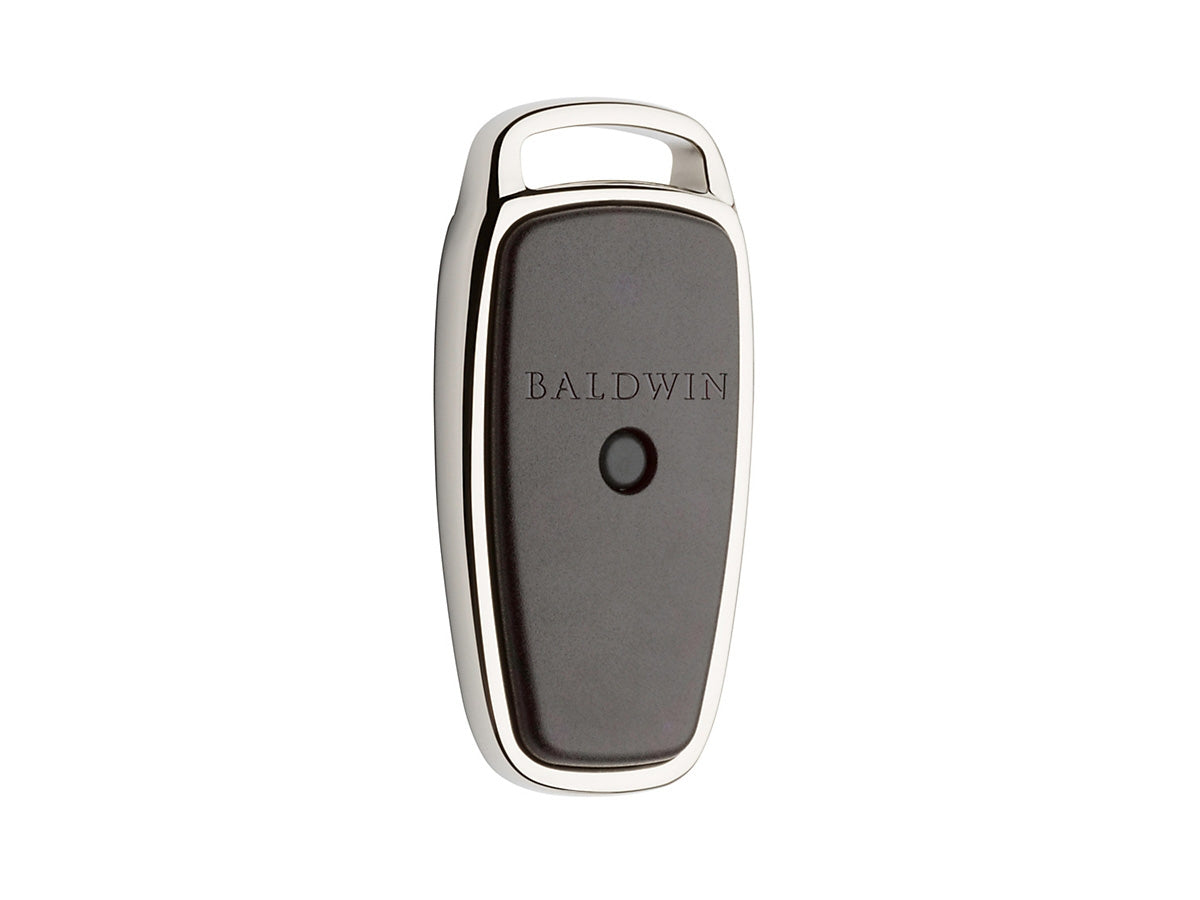 Baldwin Evolved Fob Polished Nickel with Lifetime Finish 055