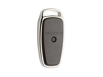 Baldwin Evolved Fob Polished Nickel with Lifetime Finish 055