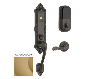 Baldwin Evolved Kensington Handleset Vintage Brass 033