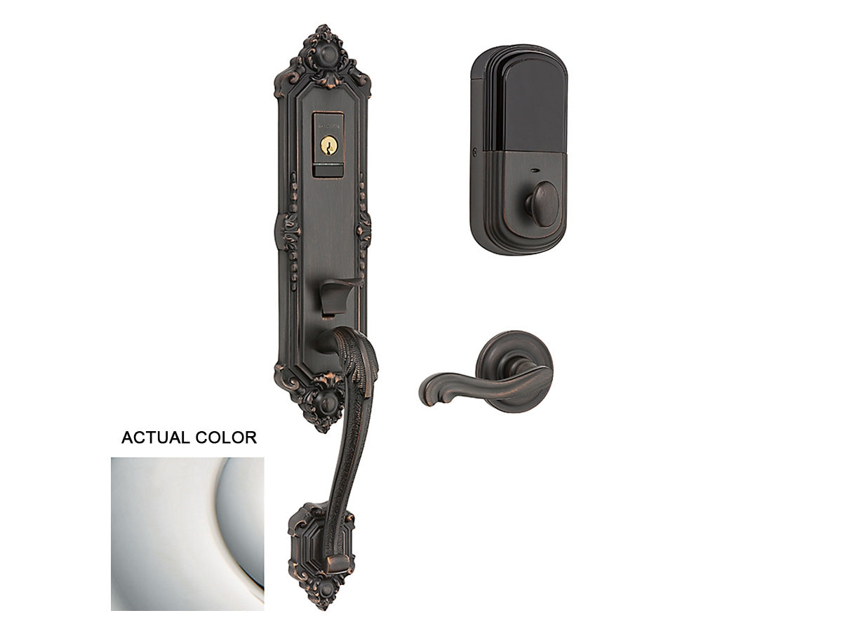 Baldwin Evolved Kensington Handleset Polished Nickel with Lifetime Finish 055
