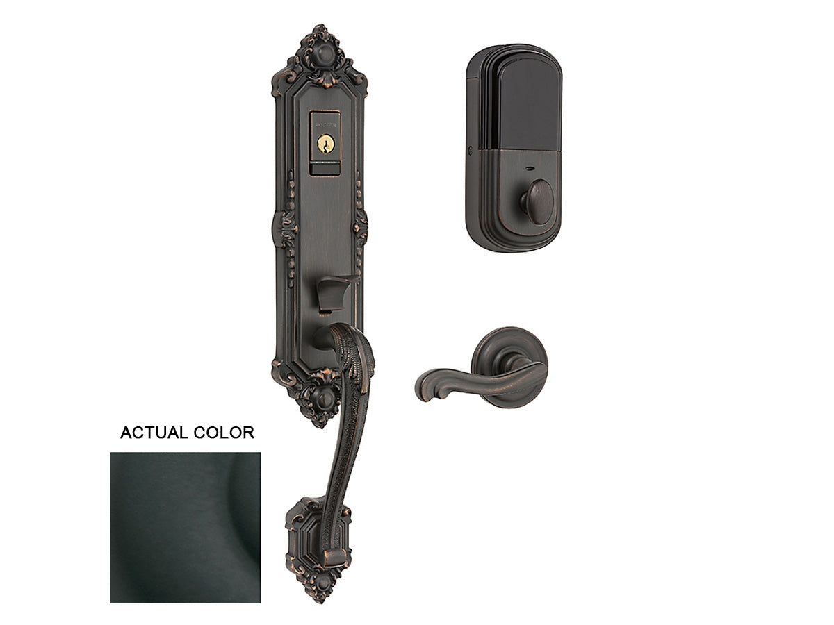Baldwin Evolved Kensington Handleset Satin Black 190