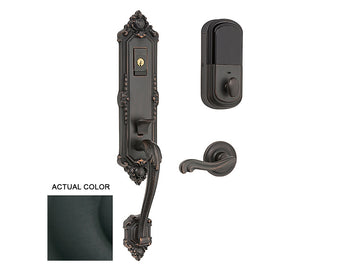 Baldwin Evolved Kensington Handleset Satin Black 190