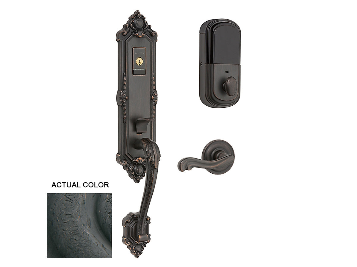 Baldwin Evolved Kensington Handleset Distressed Oil-Rubbed Bronze 402