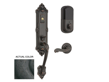 Baldwin Evolved Kensington Handleset Distressed Oil-Rubbed Bronze 402