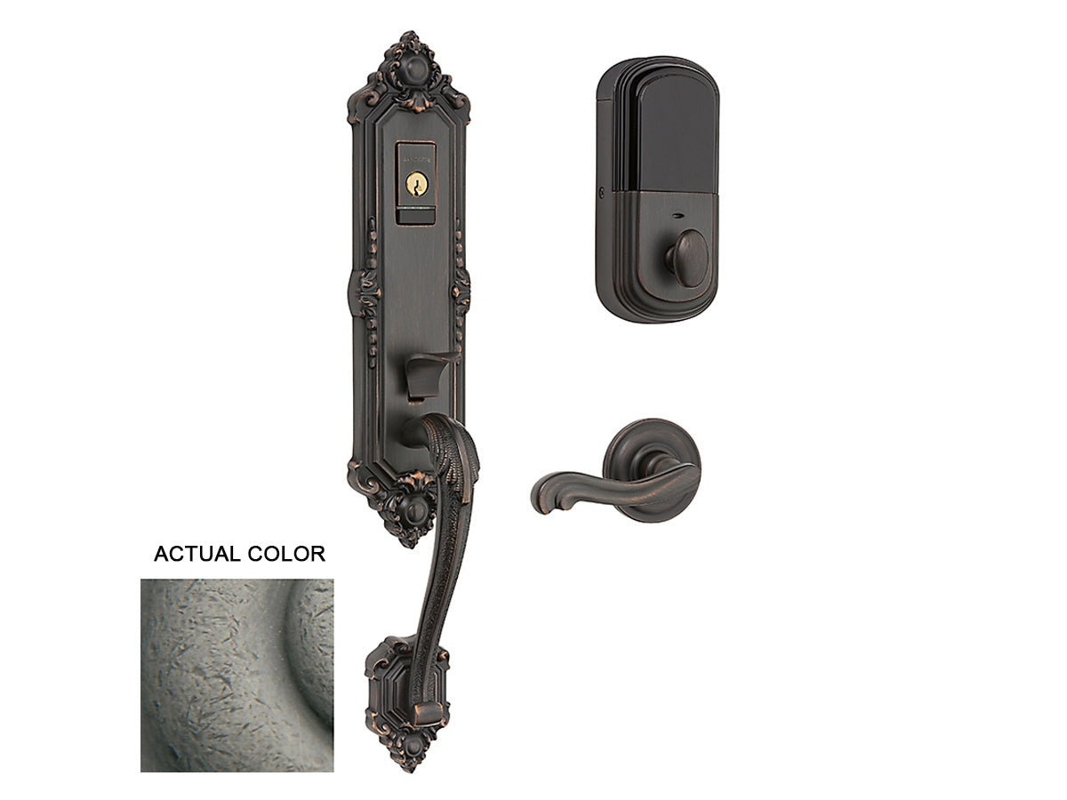 Baldwin Evolved Kensington Handleset Distressed Antique Nickel 452