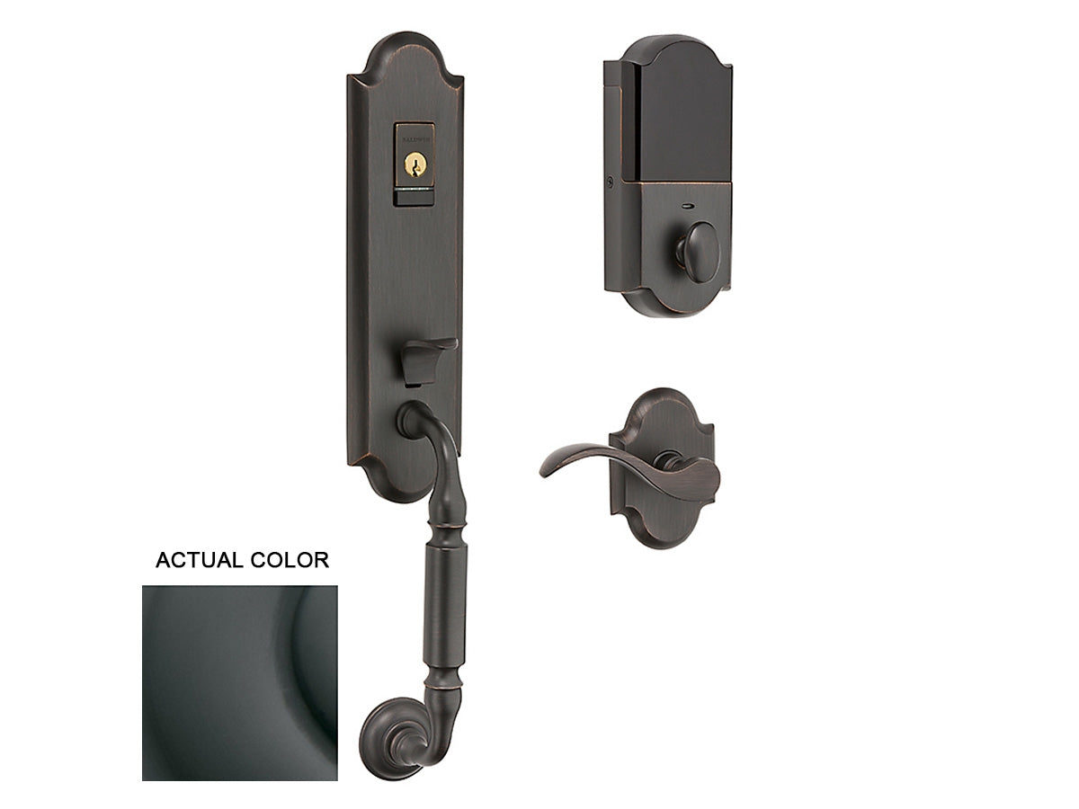 Baldwin Evolved Manchester Handleset Oil-Rubbed Bronze 102