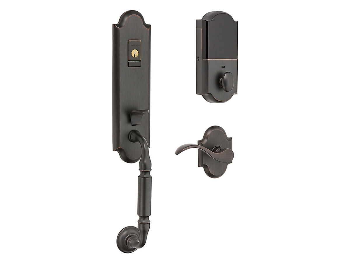 Baldwin Evolved Manchester Handleset Venetian Bronze 112