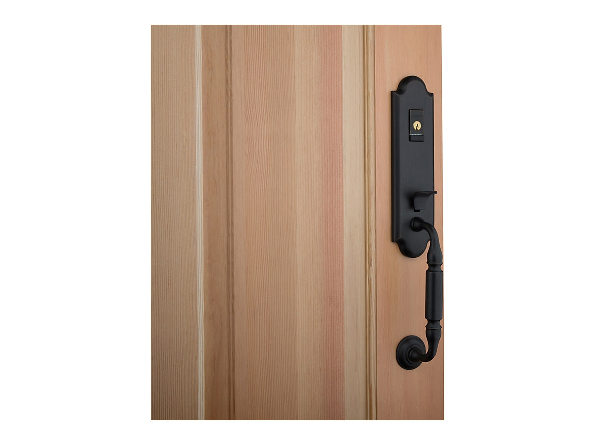Baldwin Evolved Manchester Handleset Venetian Bronze 112