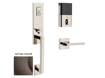 Baldwin Evolved Minneapolis 3/4 Escutcheon Handleset Venetian Bronze 112