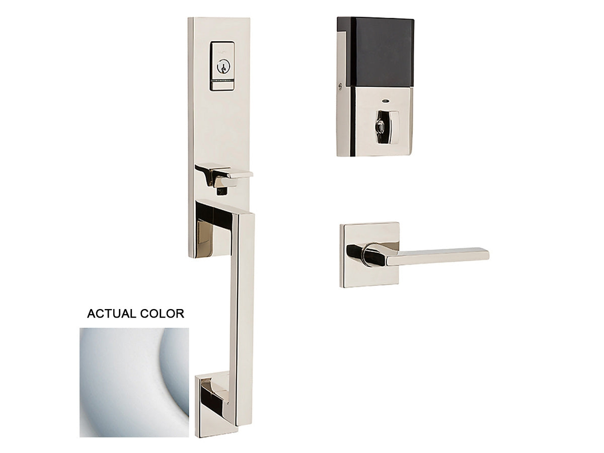 Baldwin Evolved Minneapolis 3/4 Escutcheon Handleset Satin Chrome 264