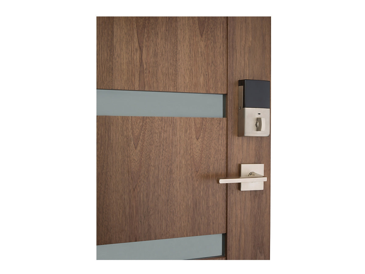 Baldwin Evolved Minneapolis Full Escutcheon Handleset Satin Nickel with Lifetime Finish 056