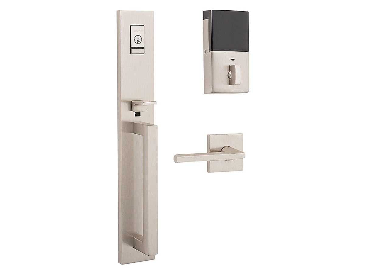 Baldwin Evolved Minneapolis Full Escutcheon Handleset Satin Nickel 150